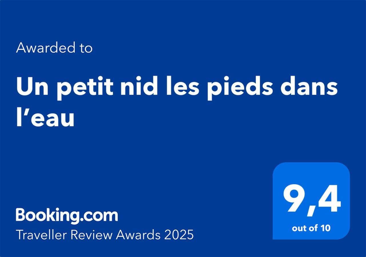 アルジェレス・シュル・メールUn Petit Nid Les Pieds Dans L'Eauアパートメント エクステリア 写真